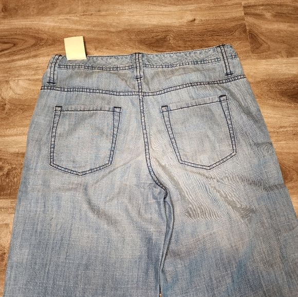 Express Mia Wide Leg Sailor Jeans/Pants - Picture 4 of 8